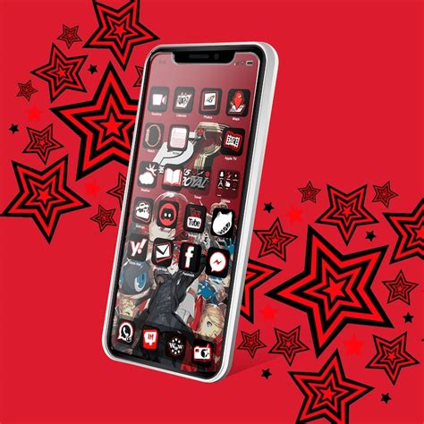 Persona 5 Royal Themed App Icons Etsy Uk