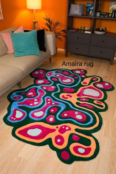 Handmade Tufted Rug Wool Rug Area Rug Hand Tufted Rug Tufted Rugs For