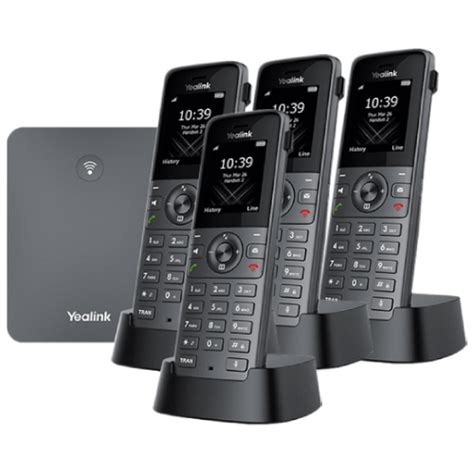 Yealink W73h Cordless Dect Handset W W70b Dect Base Station Four