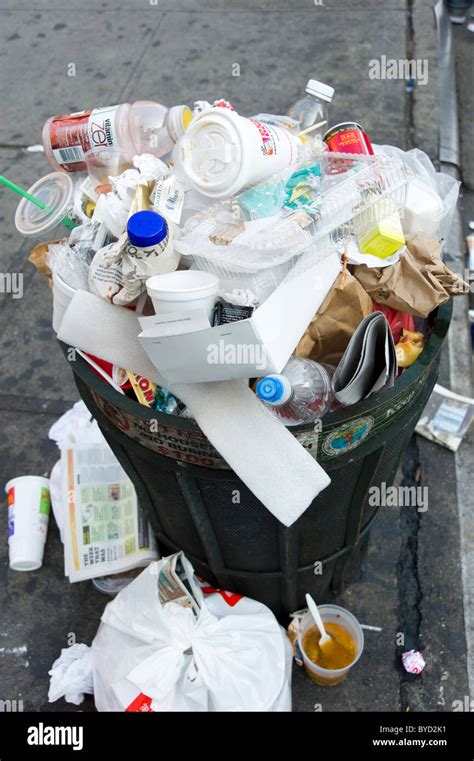 rubbish bin trash  res stock photography  images alamy