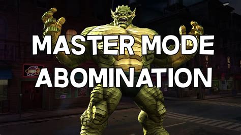 Master Mode Abomination Pandemonium Rising Part 3 Marvel Contest Of Champions Youtube