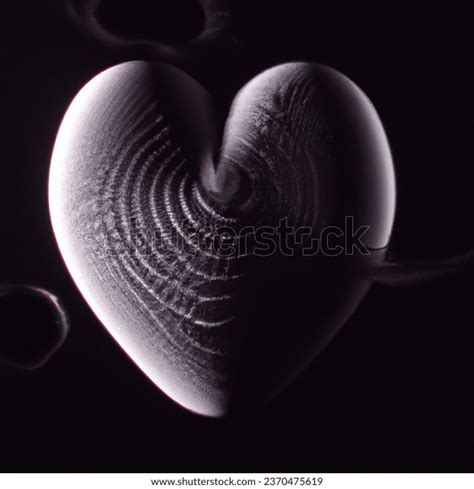 Metallic D Image Heart Shaped Fingerprints Ai