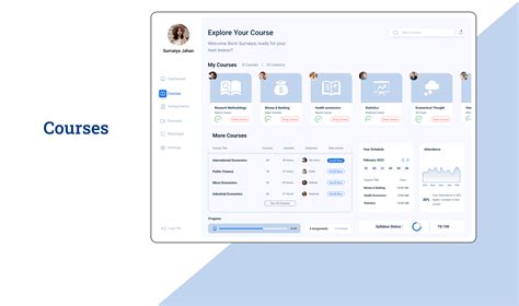 Student Portal User Interface Design :: Behance