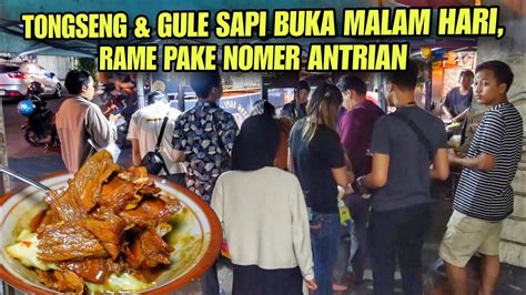 Yang Nunggu Pake Nomer Antrian Buka Sudah Diantri Tongseng Dan Gulai