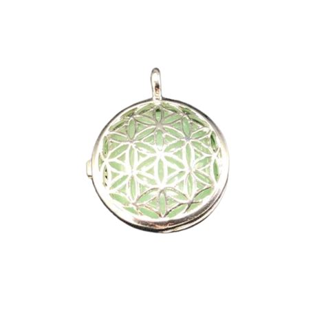 Pendentif Aventurine Fleur De Vie Lotus Pendentifs En Min Raux Dans