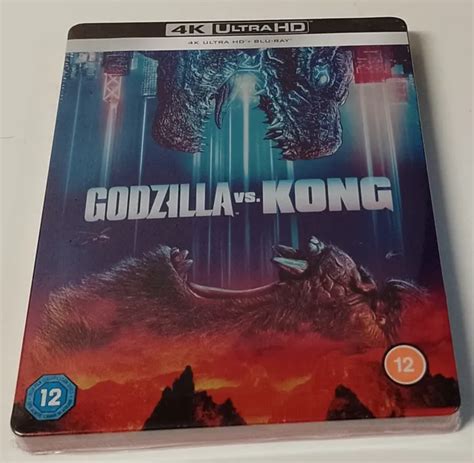 Godzilla Vs Kong K Ultra Hd Blu Ray Steelbook Eur Picclick It