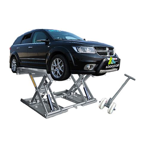 Aodotop Portable Scissor Lift MID Rise Scissor Car Lifts Car Lift