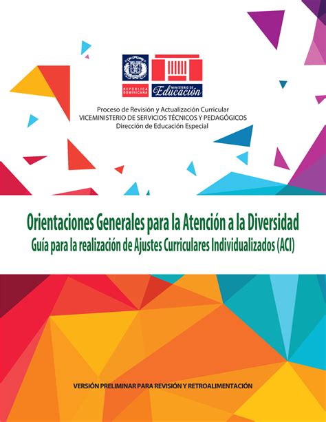 Orientaciones Generales Para La Atencion A La Diversidad Final 08 08