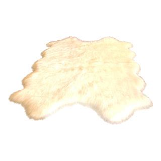 LAMBZY Genuine Sheepskin 3 6 X5 6 Contemporary Novelty Rugs By