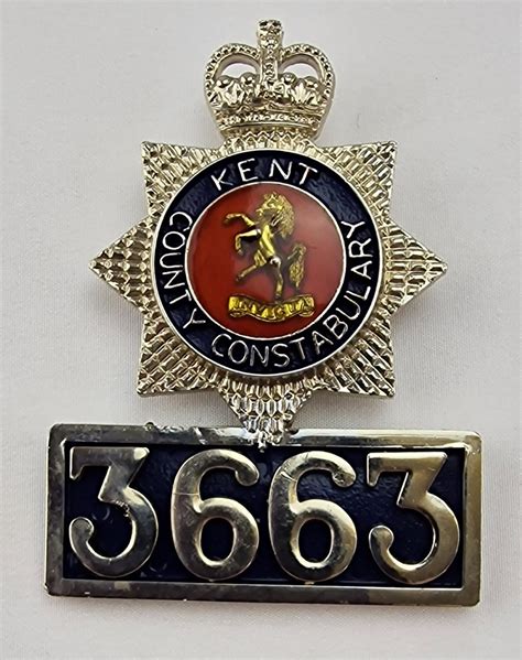 Kent County Constabulary Badge | Time Militaria