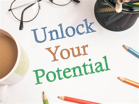 Premium Photo Unlock Your Potential Business Motivational