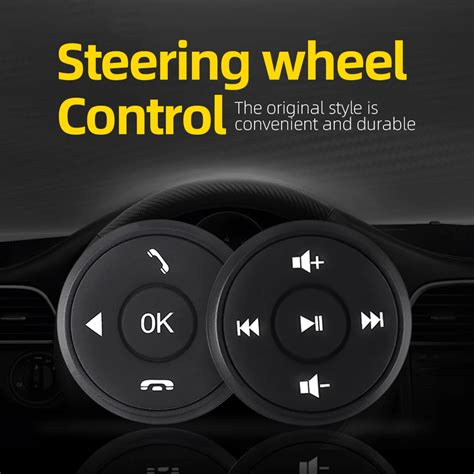 Universal Car Steering Wheel Remote Control Android Window Bluetooth