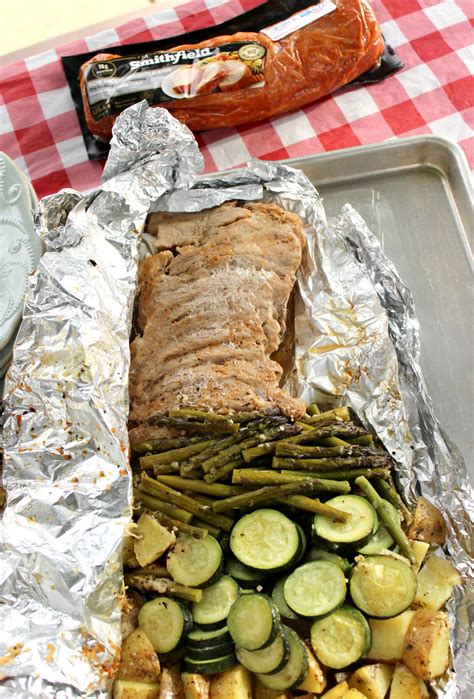 Pork Tenderloin Foil Pack Meal I Dig Pinterest