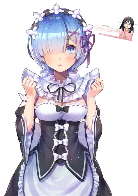 Rem Remu Re Zero Render 030 By Hansume On Deviantart