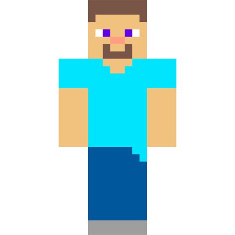 Minecraft Steve Skin Template