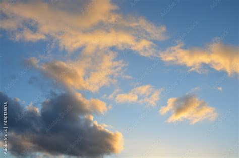 Sunset sky background Stock Photo | Adobe Stock