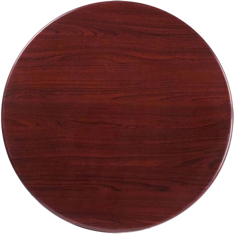 30 Round Resin Mahogany Table Top From Renegade Coleman Furniture