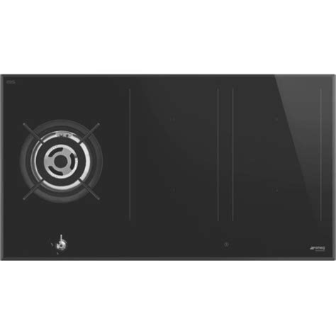 Smeg Cm Classic Induction Combination Gas Cooktop Black Saig B