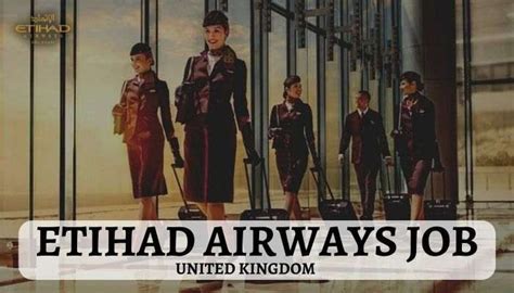 Etihad Airways Job In Manchester United Kingdom Jan