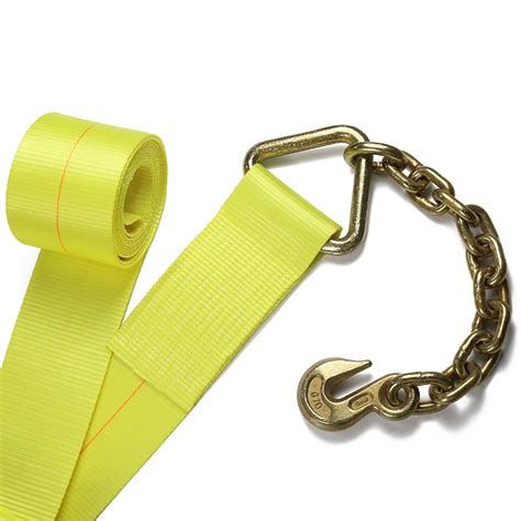 China Inch Ratchet Strap With Chain Extensions Manufacturers