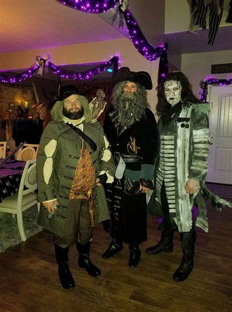 Barbossa, Blackbeard, and Salazar | Caribbean party, Blackbeard ...