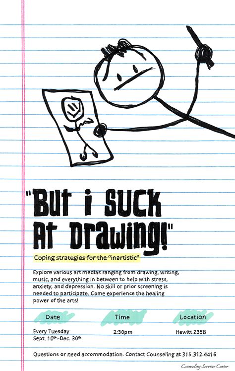 But I Suck At Drawing Poster On Behance