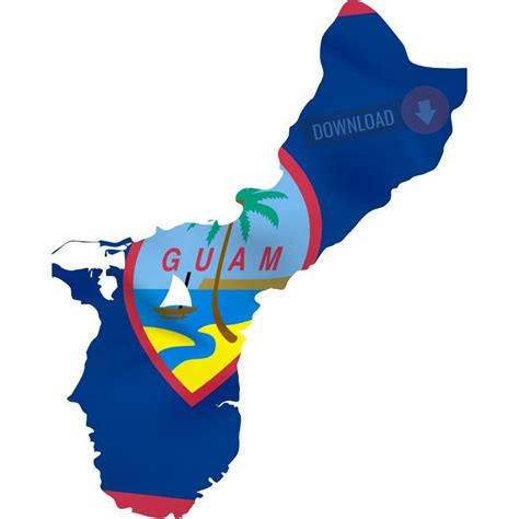 High Resolution Guam Flag Png Vector Graphic Design Chamorro Usa Png