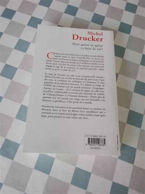 LIVRE MAIS QU EST CE Qu On Va Faire De Toi De Michel Drucker Auteur