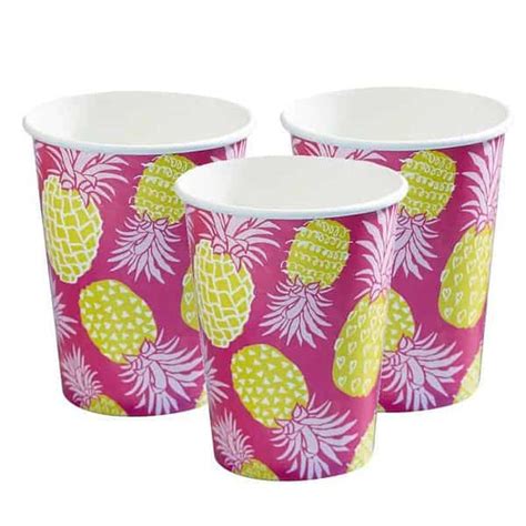 Pineapple Party Paper Cups Enfete