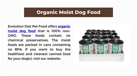 Ppt Organic Non Gmo And Moist Dog Food Powerpoint Presentation Free