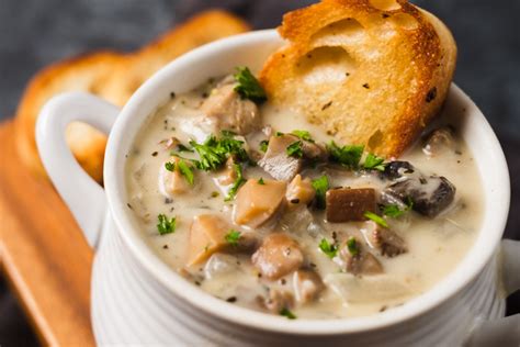 Chunky Portabella Cream of Mushroom Soup