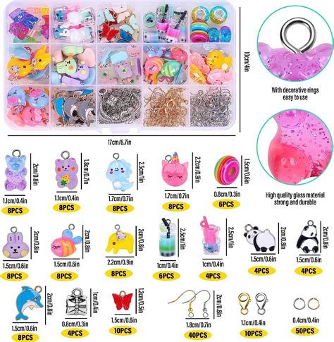 Souarts Pcs Charms Schmetterling B R Biene Einhorn Anh Nger Set Mit