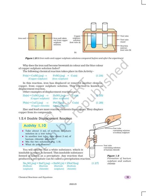 Ncert Book For Class 10 Science Chapter 1 Chemical Reactions