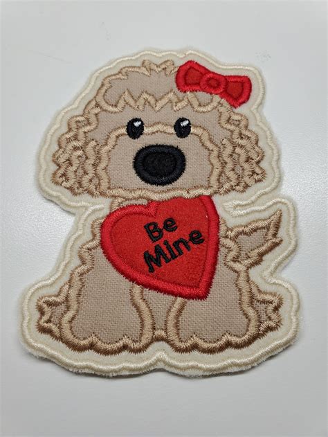 Personalized Puppy Valentine's Day Patch - Doggy Patch - XOXO Patch