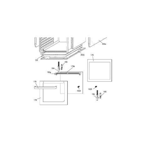 Vitre Extérieure Repère 178 Four Cuisinière 42826362 Rosieres Four