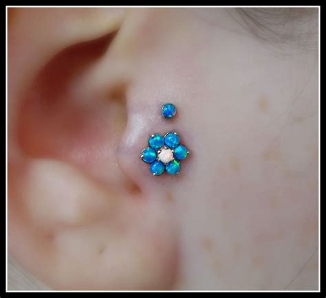 double tragus piercing double tragus piercing ear piercings tragus
