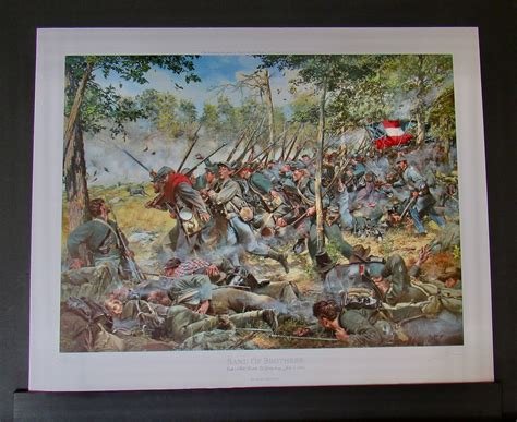 Don Troiani Civil War Print Band Of Brothers Never Framed Mint Ebay