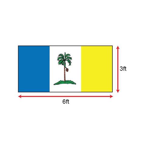 bendera pulau pinang polyester   ft