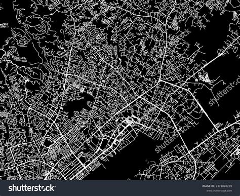 Vector City Map Mandaue City Philippines Stock Vector (Royalty Free ...