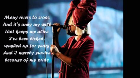 Sia Many Rivers To Cross Lyrics Youtube