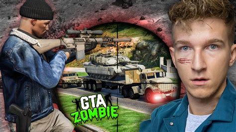 GTA V ZOMBIE 29 ATAK NA KONWÓJ WOJSKOWY YouTube