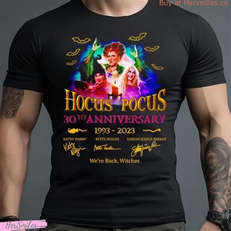 Halloween Hocus Pocus 30Th Anniversary 1993 2023 We Re Back Witches