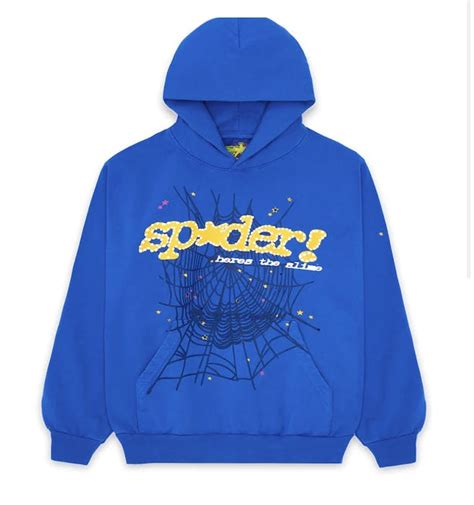 Spider Worldwide Spider Tc Blue Hoodie Grailed