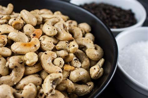 Salt and Pepper Roasted Cashews - Don't Sweat The Recipe