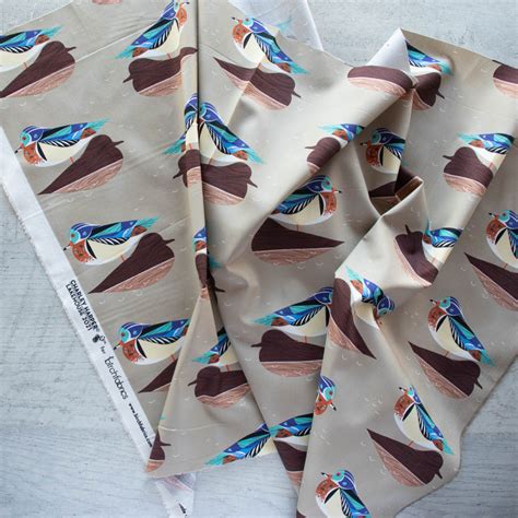 Wood Duck Lakehouse By Charley Harper For Birch Organic Fabricworm