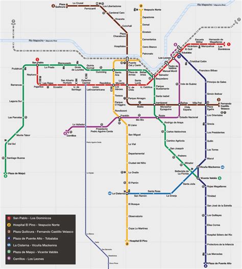 Los Leones Station Map Santiago Metro