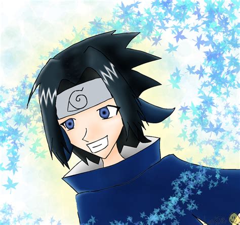 Sasuke Smiling by YGO4EVER - Fanart Central