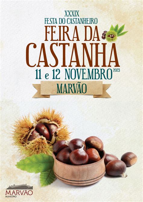 XXXIX Festa do Castanheiro e Feira da Castanha 2023 Marvão Agenda