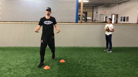 3 Cone Momentum Infield Drill Youtube