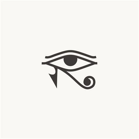 Eye Of Horus Ancient Egypt Logo Design Icon Sign 20615625 Vector Art At